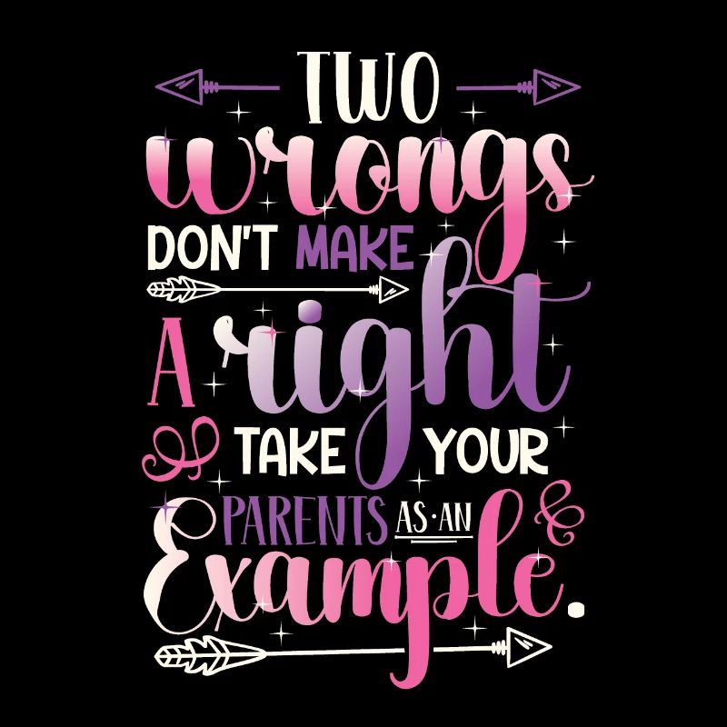 Two injustices do not make a right.