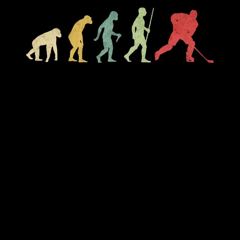 Eishockeyspieler Puck Skating Evolution