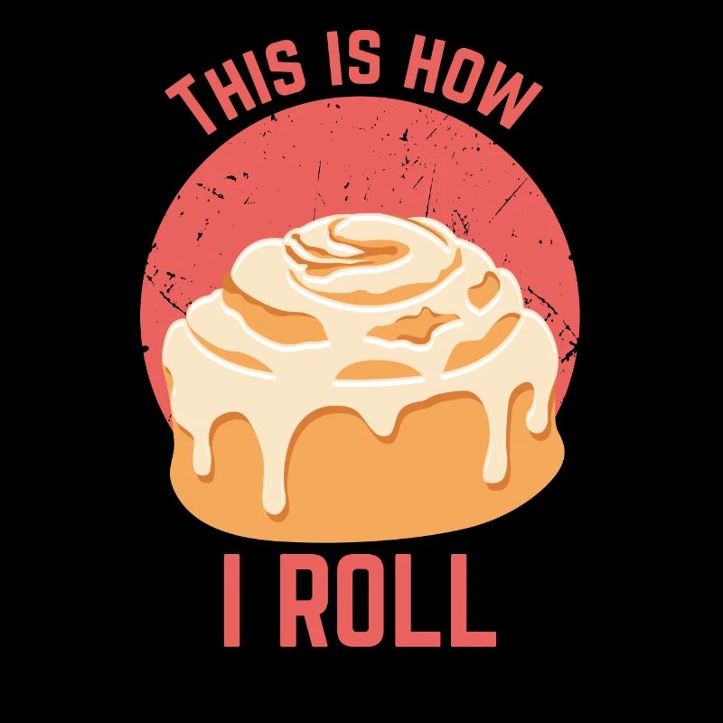 Cinnamon Cinammon Roll design I Funny biscuits