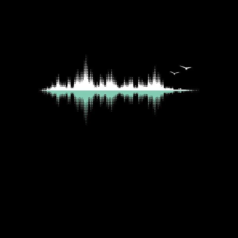 Music audio wave / sound wave / audio frequency