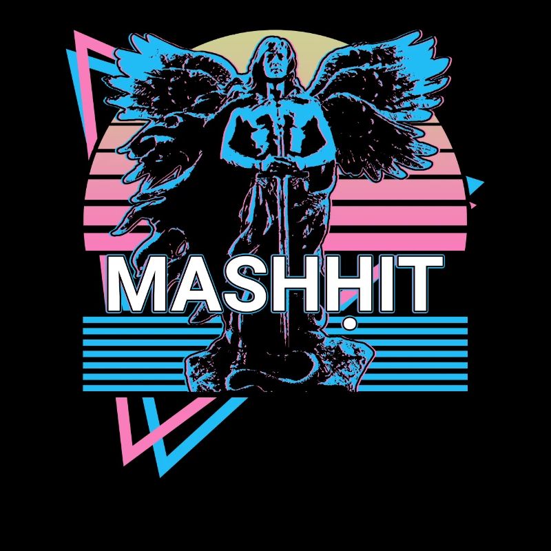 Mashḥit Ange destructeur rétro