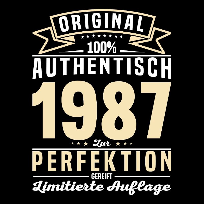 Vintage Geburtstagsgeschenk '87