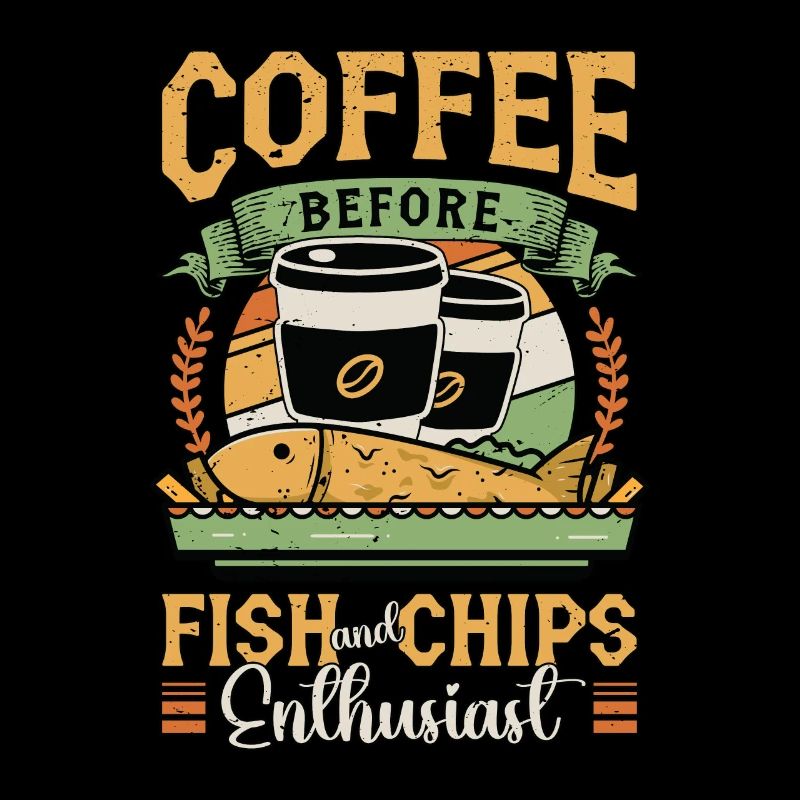 Fish And Chips Coffee British Food Coffee Lover