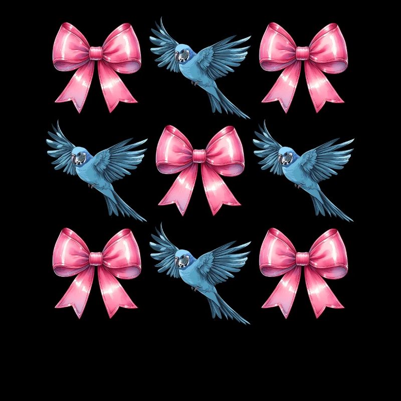 Coquette Bow Budgie Parakeet Parrot