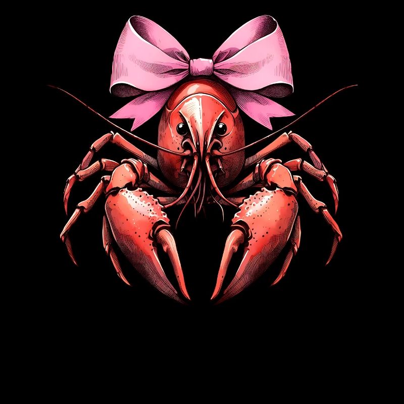 Coquette Bogen Langusten Flusskrebs Muttertag Rosa