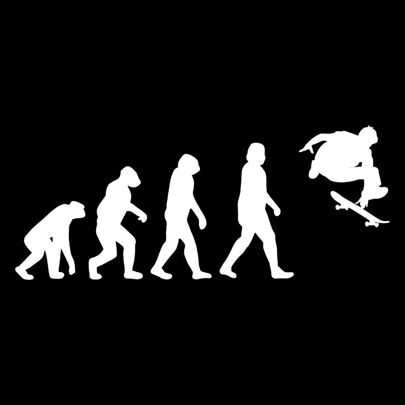 Skateboarding Skate Skater Evolution Skateboard