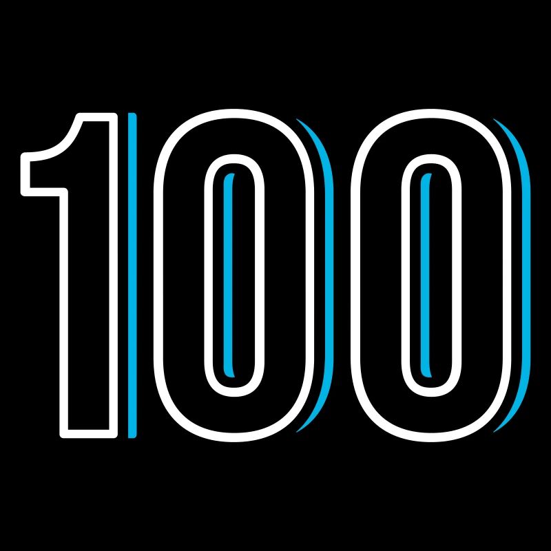 Nummer 100 - Einhundert - Hundert