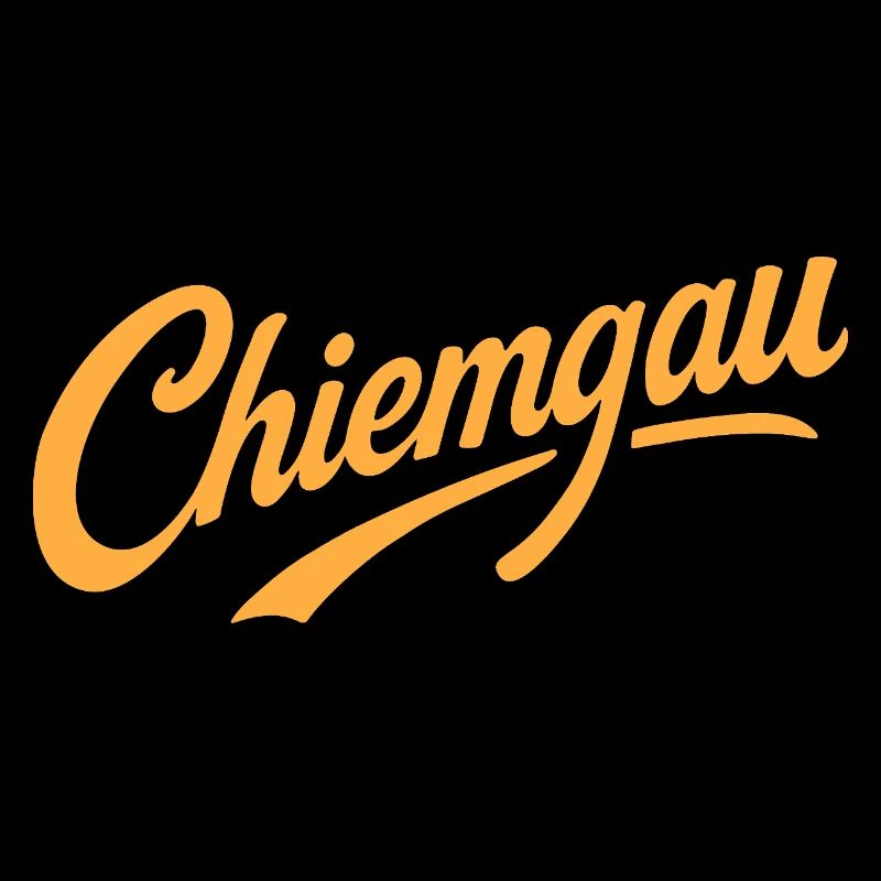 Chiemgau lettering Bavaria