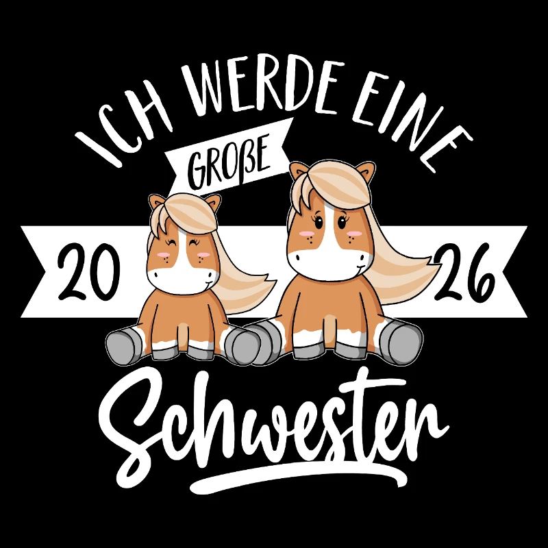 Ich werde eine Große Schwester 2026 Baby 