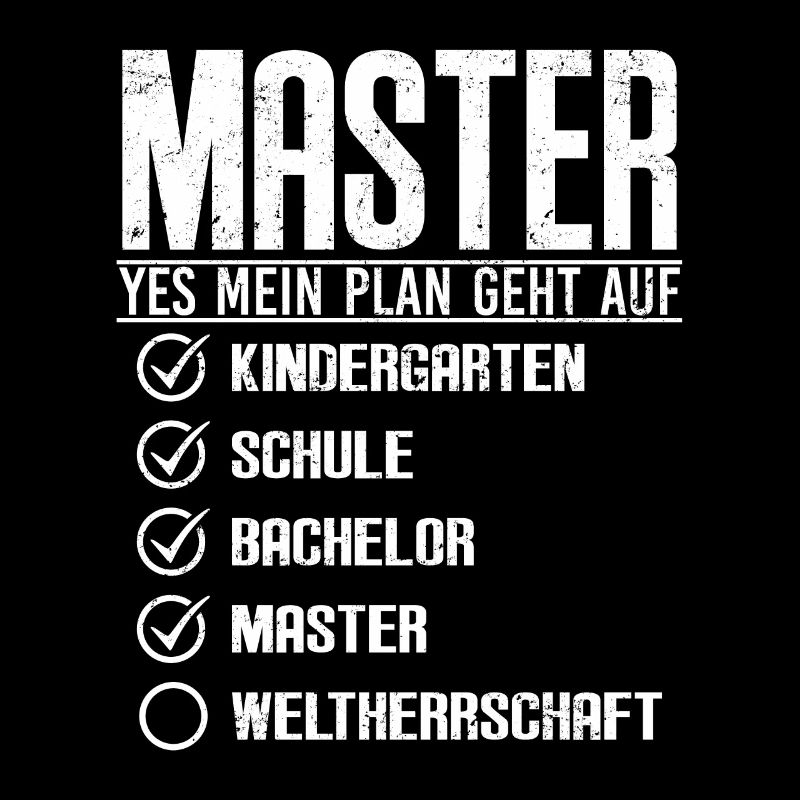 Master Abschluss 2022 dann Weltherrschaft