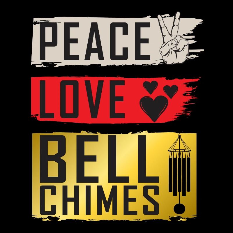 Peace Love Bell Chimes Instrument