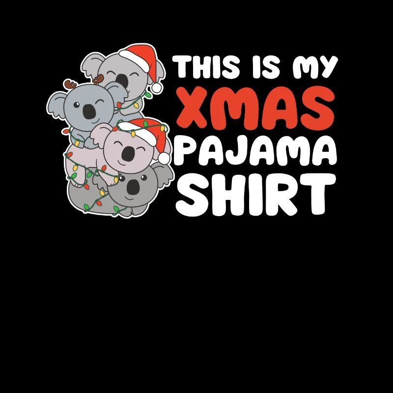 Koala Christmas Tree Pyjamas de Noël