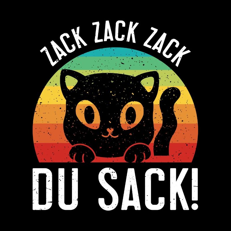 Gaming Katze Zack Zack Du Sack! Videospieler