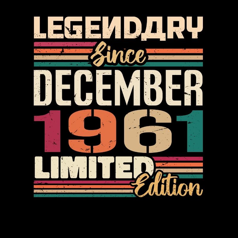 Legendary since December 1961 Vintage December 1961
