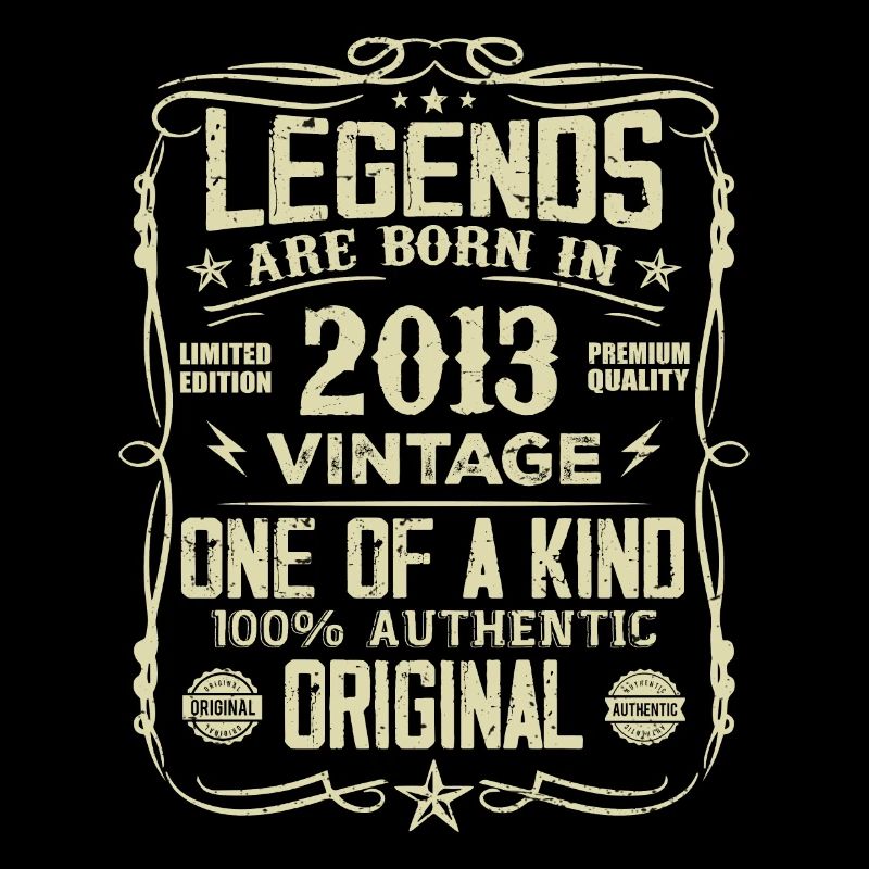 Made In 2013 Vintage Anniversary Gift 2013