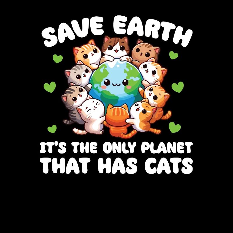Ist der einzige Planet mit Katzen Earth Day