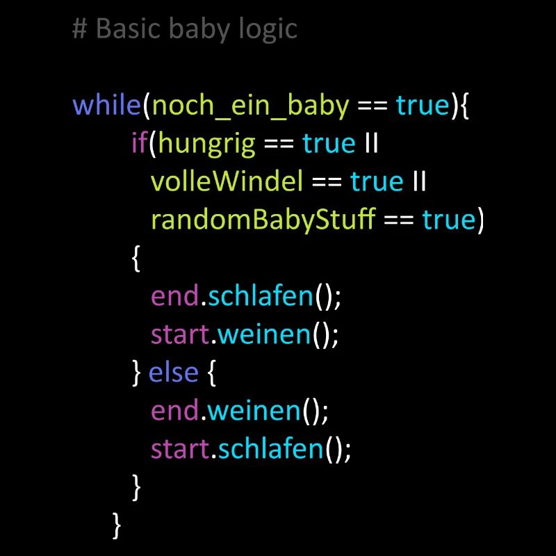 Programmeur bébé logique noir