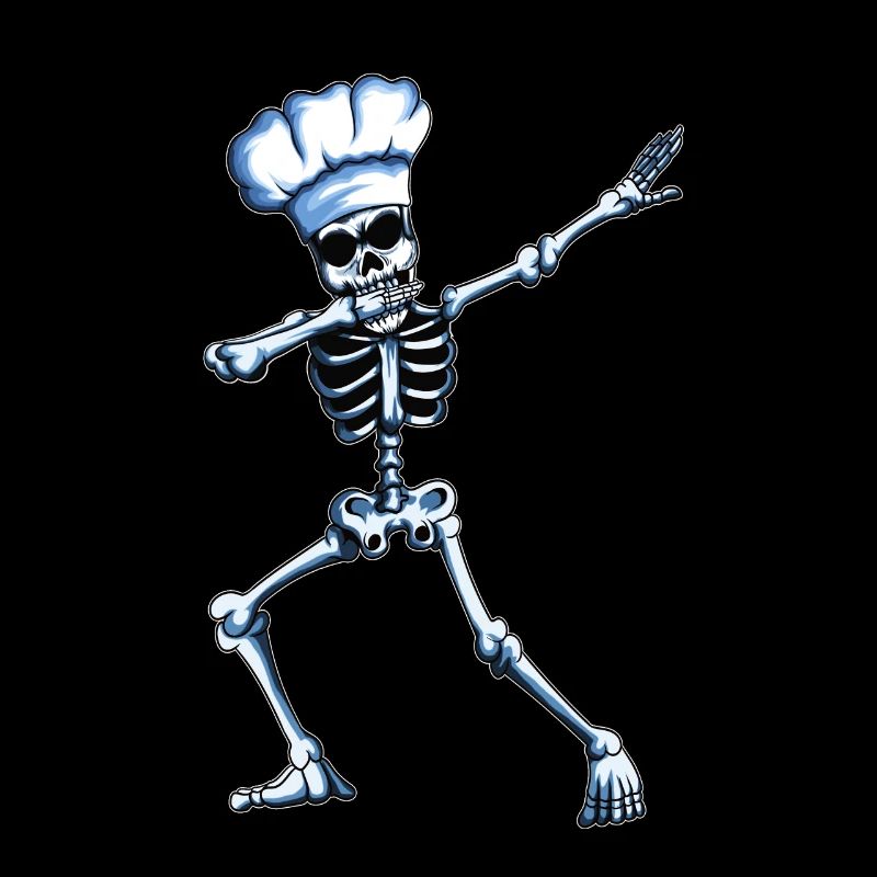 Cuisine Cuisson Chef Chef Cap Squelette Dabbing
