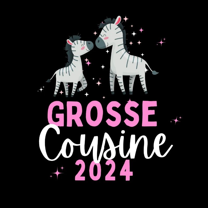 Ich werde Große Cousine 2024 Loading Zebra Herz