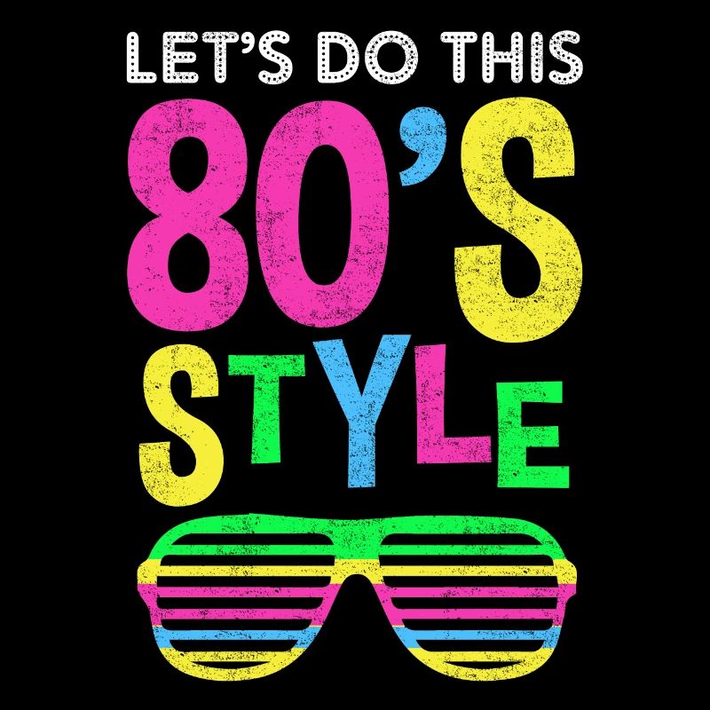 80er Jahre Party Retro Mode Spruch Geschenk