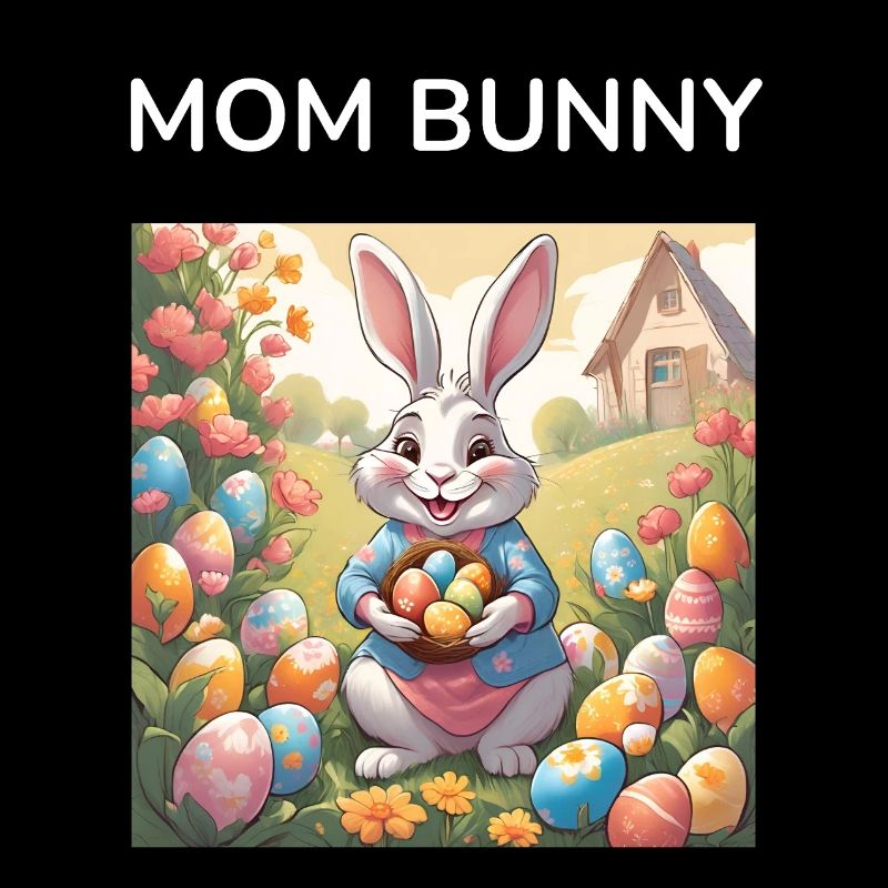 Mom Bunny Easter Egg Easter Gift