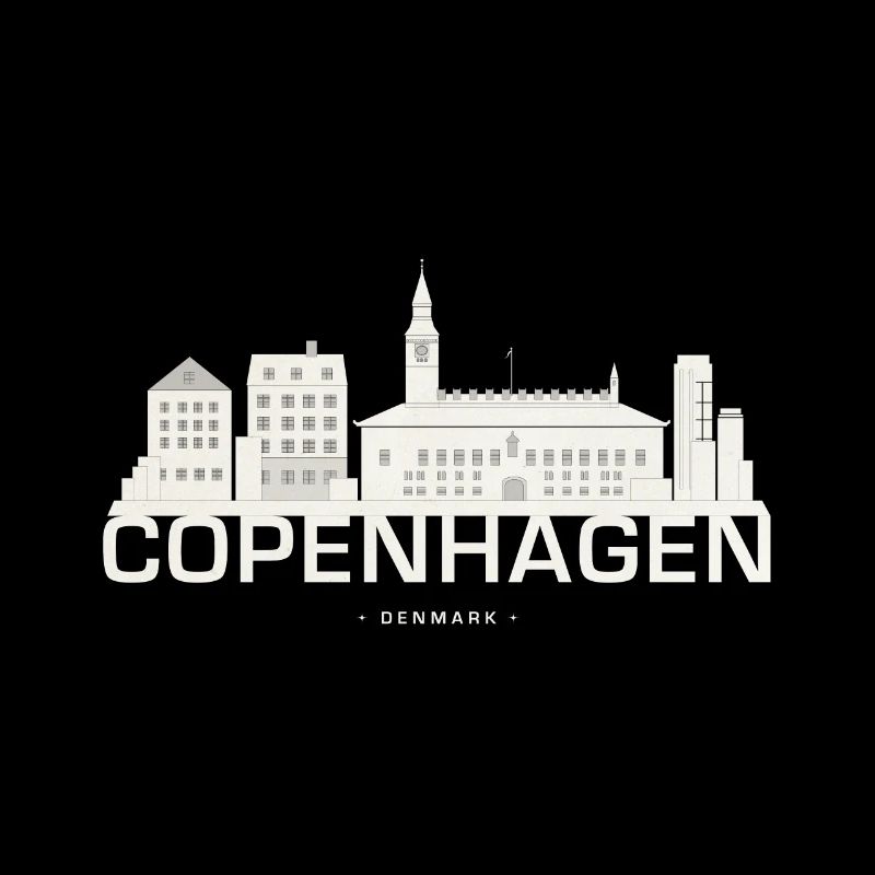Skyline de Copenhague Copenhague