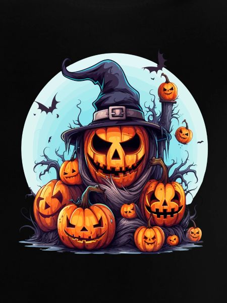 Uhyggelig Halloween græskar familie flagermus