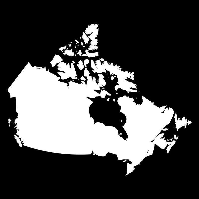 Canada map flag
