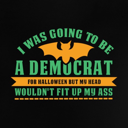 Ich wollte ein Demokrat zu Halloween sein - Baby Bio-T-Shirt mit Rundhals