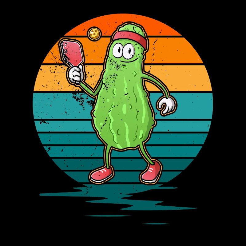 Pickle Gurke Pickelball Lustig Schläger