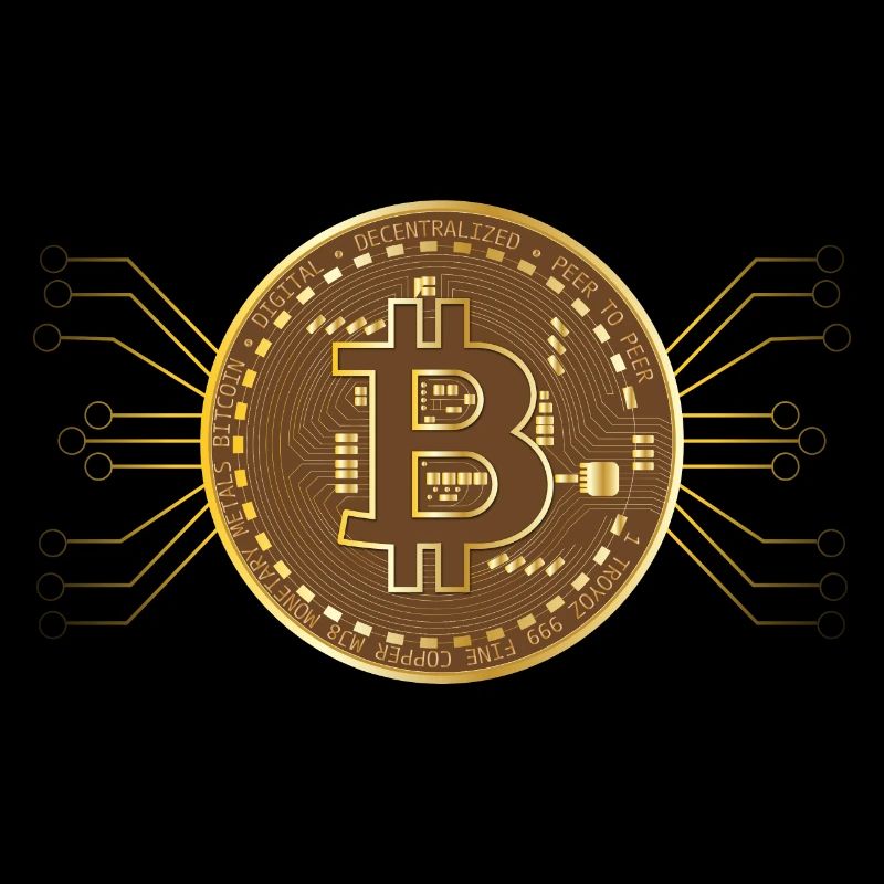 Bitcoin - Computer Logo
