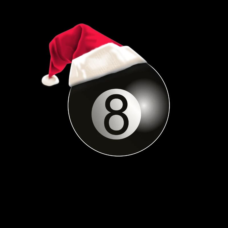 Conception drôle de billard billard de Noël