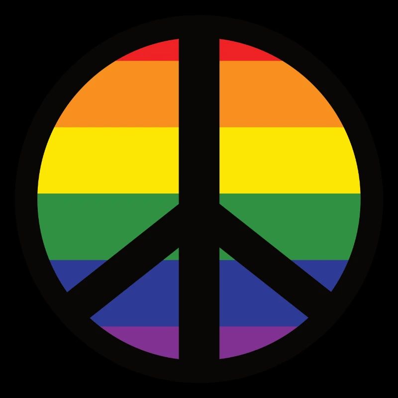 Friedenszeichen Peace LGBT