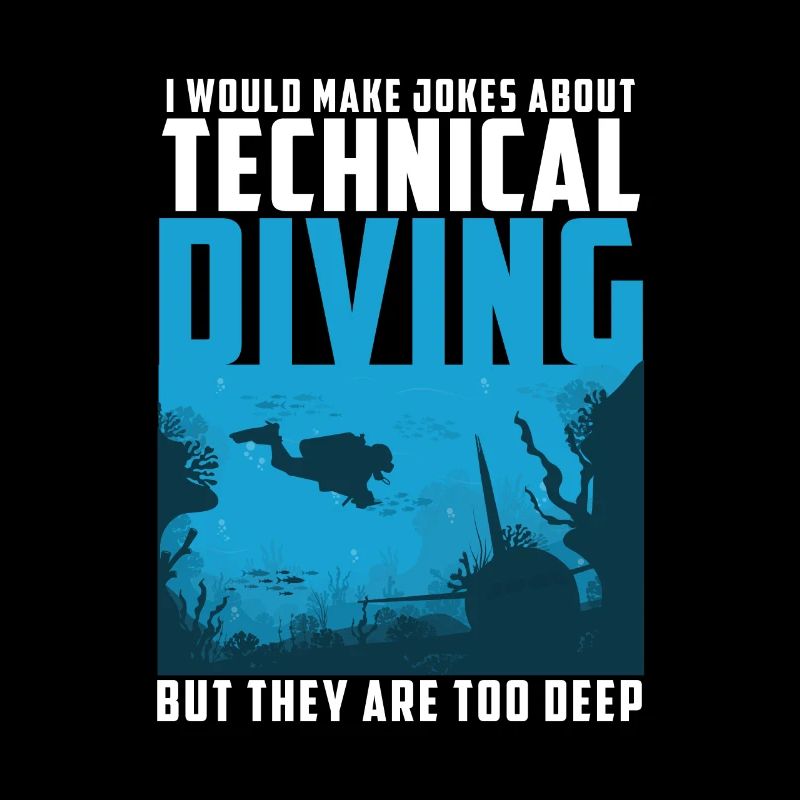 Les blagues sur la plongée technique sont trop