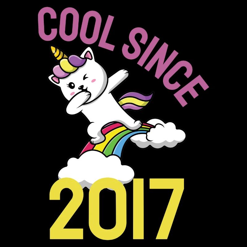 Cool seit 2017 Dabbing Katze 5. Geburtstag