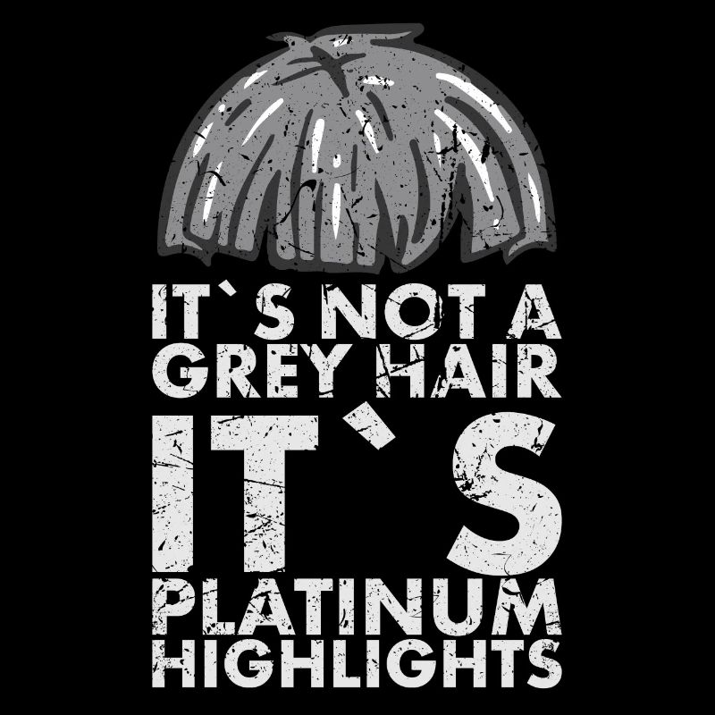 It's not gray hair, it's platinum for