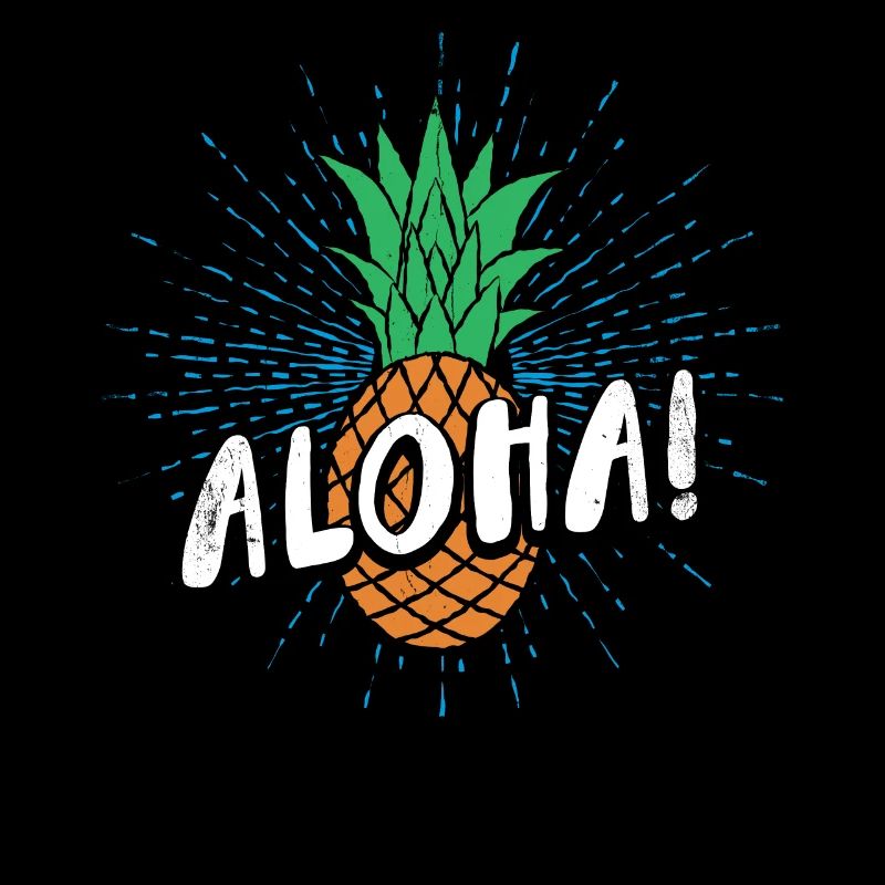 Aloha ananas design Pour les amoureux de la plage ananas
