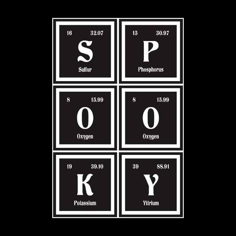 Spooky - Periodic Table of Elements