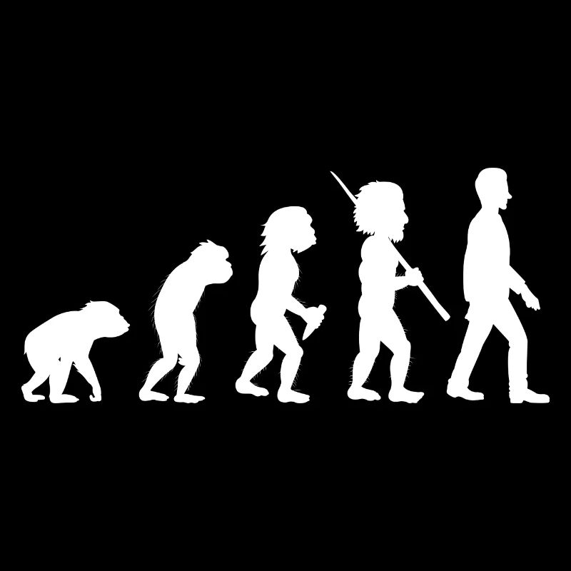 Evolution, udvikling, job, kontor