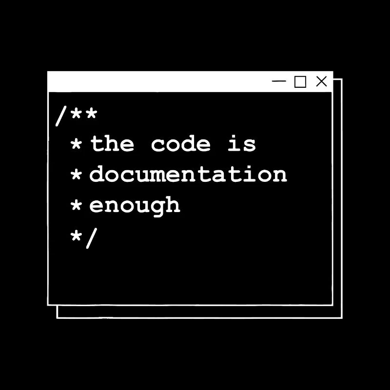 Der Code genügt | Computerprogrammier-Nerd