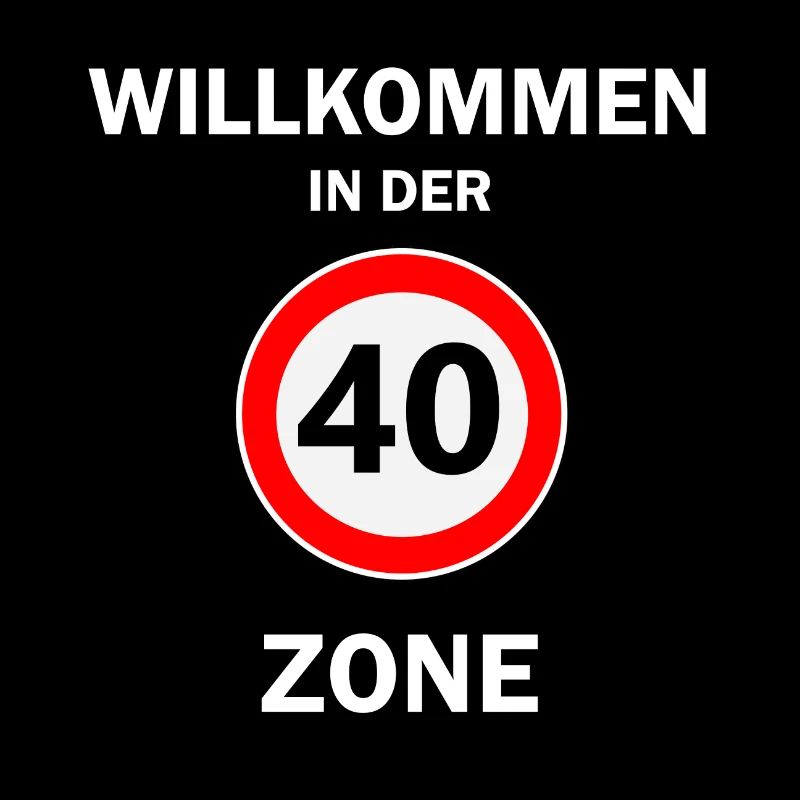 40. Geburtstag 40er Vierzigster 40 Zone Geschenk
