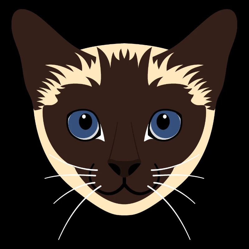 Siamese Cat Head