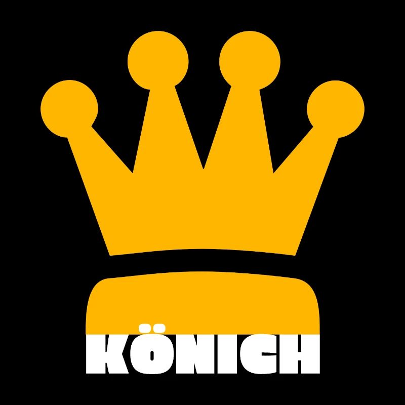 Könich - König Sieger Bester Mann Gewinner Held