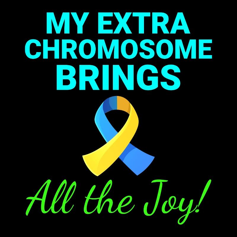 Down-Syndrom-Bewusstsein Joyful Extra Chromosom