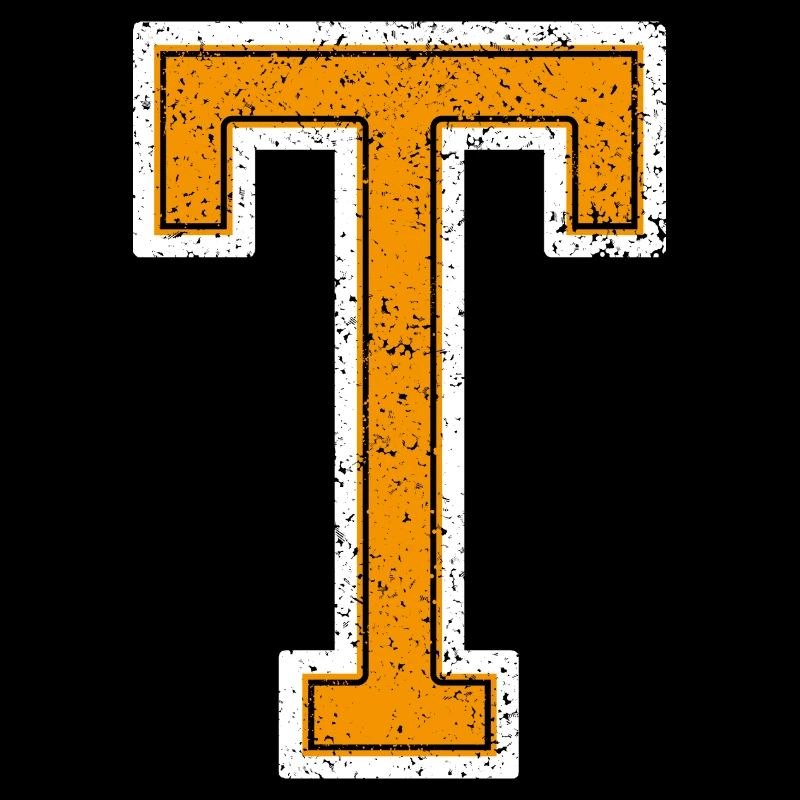 T - Buchstabe / College Style
