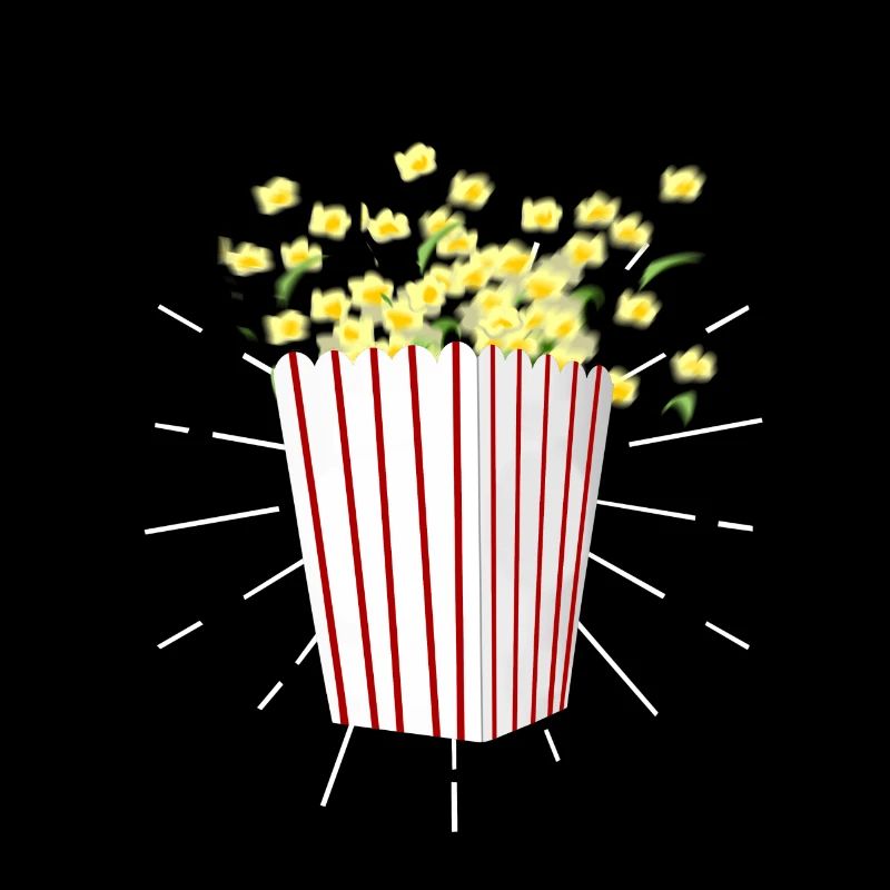 Chemise de cinéma pop-corn pop-corn
