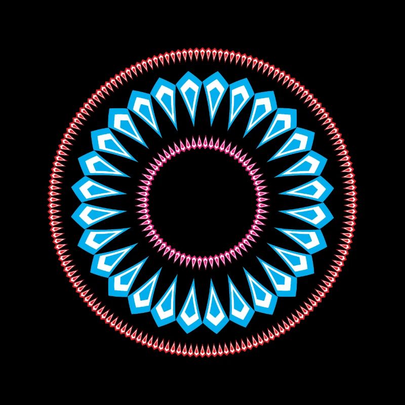 Einfaches Mandala-Designmuster