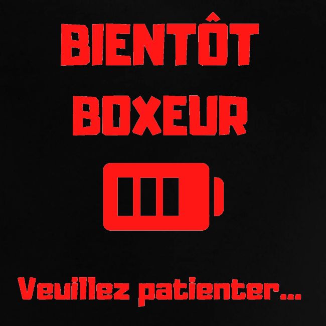 BIENTOT BOXEUR ROUGE