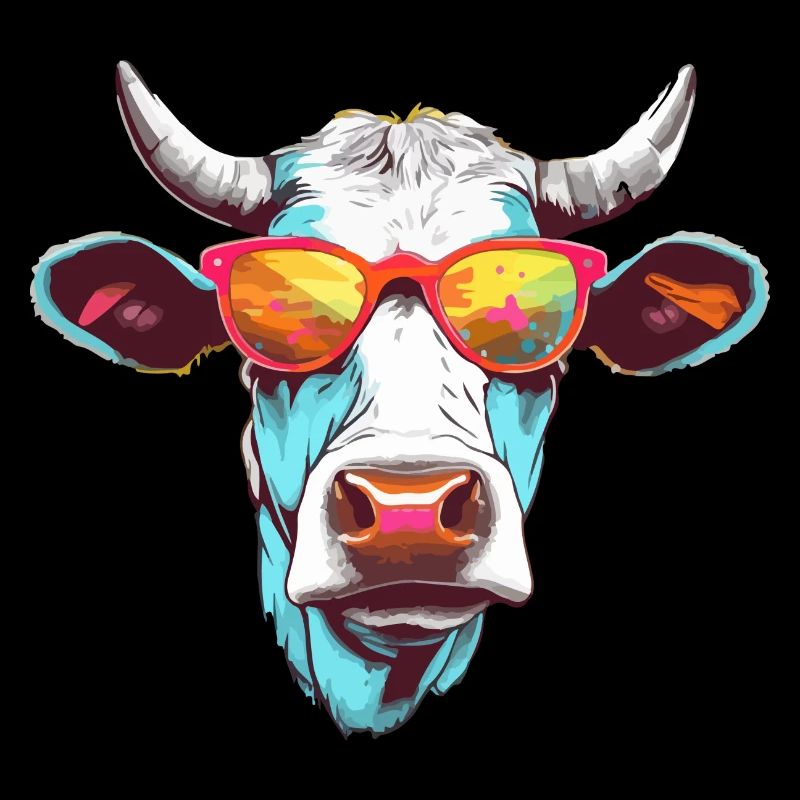 Mima la vache à lunettes