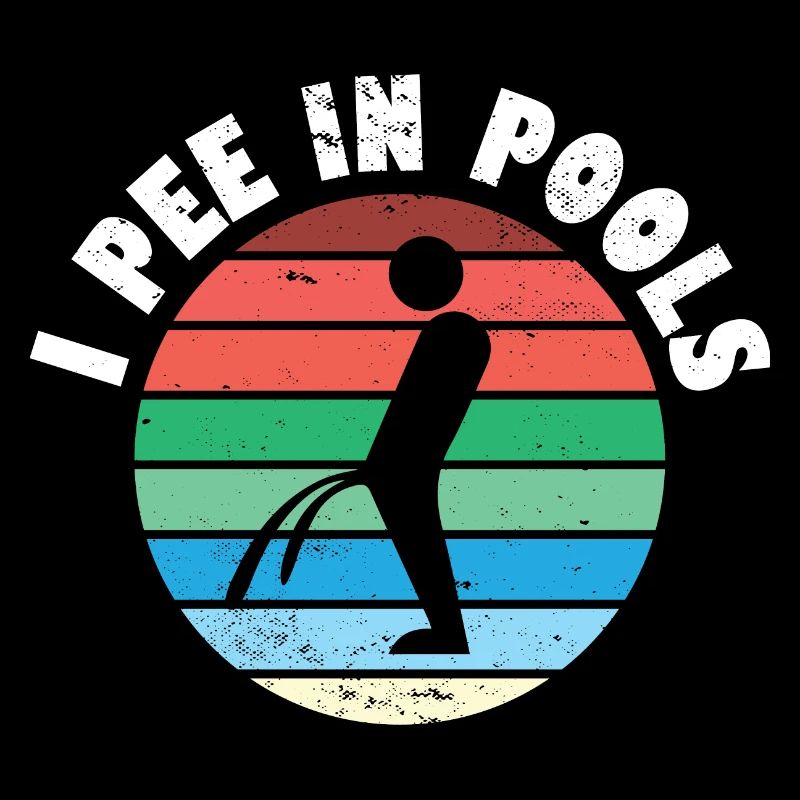 Je fais dans les piscines drôle Peeing dans les piscines Humour